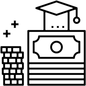 student loans icon - how to budget